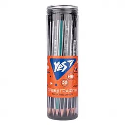 Набор карандашей чернографитных YES, HB, 36 шт., 280593