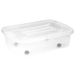 Ящик для зберігання Plast Team Basic підкроватний з колесами 58.5х38.5х16.5 см (2231)