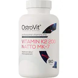 Вітамін OstroVit Vitamin K2 200 Natto MK-7 90 таблеток