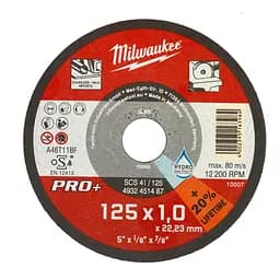 Диск відрізний для металу MILWAUKEE, SCS 41/125х1 PRO+, діаметр 125мм - мініатюра 2
