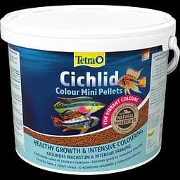 Сухий корм для акваріумних риб Tetra в гранулах Cichlid Colour Mini 10 л для всіх цихлідів