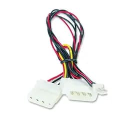 Переходник питания Molex (M) - Molex (F) + 3-pin Fan, 15 см, Cablexpert (CC-PSU-5)