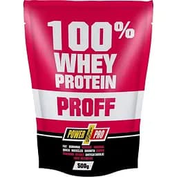 Протеин Power Pro 100% Whey Protein Proff Клубника 500 г