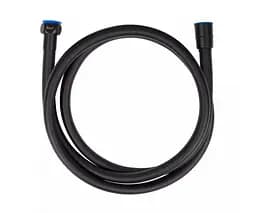 Душовий шланг 120 см чорний Wezer WKR-015-120-B, Чорний матовий