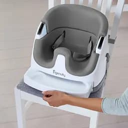 Стільчик-бустер для годування 2 в 1 Ingenuity Baby Base, сірий (11576) - мініатюра 5