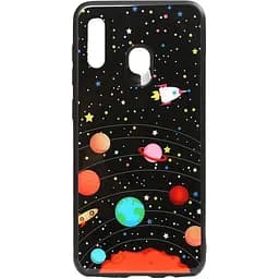Чохол-накладка Toto Cartoon Print Glass Case HuAwei Y7 2019 Planets