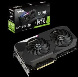Видеокарта GeForce RTX 3070 8GB Asus Dual OC (DUAL-RTX3070-O8G) Б/У