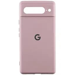 Чехол Lakshmi Silicone Cover Full Camera (AA) with logo для Google Pixel 7 Pro Розовый / Pink Sand