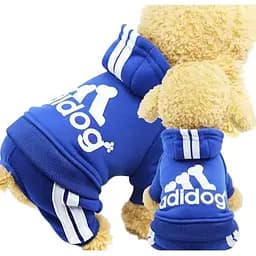 Костюм для тварин Ginger ХХL Adidog спорт синій Д-45 см ОГ-55 см 6-7.5 кг - мініатюра 2
