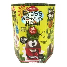 Набор креативного творчества Grass Monsters Head (на украинском), Danko Toys