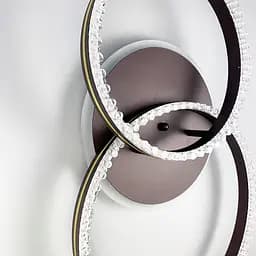 LED люстра кольору coffee із золотистою фурнітурою Line.F A 55061/2B RGB CF - мініатюра 5