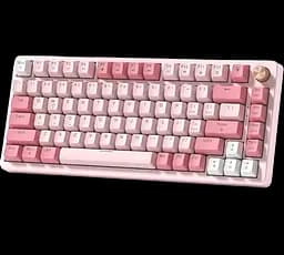 Клавіатура Womier VK75 Cream Switch Pink (VK75-CS-PK)