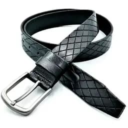 Ремінь шкіряний Weatro чоловічий 3,3х105-125 см acs0027246