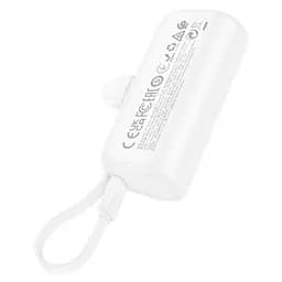 Акумулятор зовнішній із вбудованим кабелем Hoco J116 Pro Pocket Lightning вихід 5000mAh - мініатюра 4