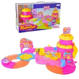 Гра "Набір маленьких хом'яків" Y002 бургерна, міні-трек, в коробці (6982430400121)