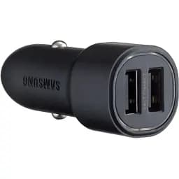 Автомобильное зарядное устройство для Samsung Dual Port Car Charger 2xUSB Port 15W High c0py Черный