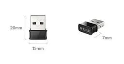 Адаптер Wi-Fi USB контролер D-Link DWA-181 AC1300 - мініатюра 4