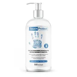 Антисептик гель для дезінфекції рук, тіла та поверхонь Touch Protect 500 мл