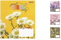 Тетради ученические 18 листов клетка. 1В Vibes, 25 шт. в упаковке