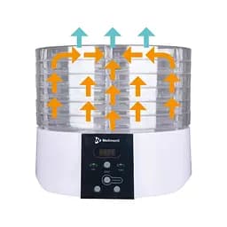Сушарка для овочів і фруктів Wellmonti WM-1010 520 Вт/6 лотків 23 л 32 см - мініатюра 2