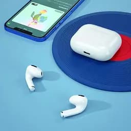 Навушники бездротові XO E10T Simple Version same  Airpods 3 without wireless charging function білі - мініатюра 2