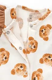 Комбінезон для дівчинки на кнопках з крильцями та пов'язкою Girl Bears з начосом - мініатюра 2