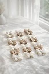 Набір гумок для волосся з метеликами 20 шт