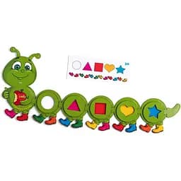 Розвиваюча гра Гусениця Збери за зразком Ubumblebees (ПСД245) PSD245 з картками