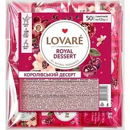 Чай Lovare королівський десерт квітковий 50 пак. 75 г