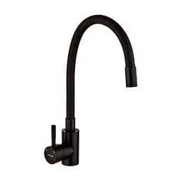 Змішувач для кухні Mixxus із чорним силіконовим виливом SEO-011 (MI6017)