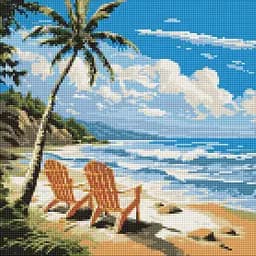 Набір з алмазною мозаїкою на підрамнику Світ для закоханих Ideyka AMO7984, 40x40 см