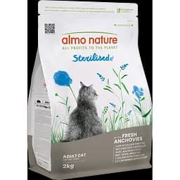Сухий корм для стерилізованих котів Almo Nature Holistic Cat зі свіжим анчоусом 2 кг