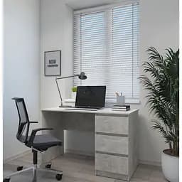 Письмовий стіл MebelStar Нео СК-3 120x60x75.5 см Бетон (MBS-1212)