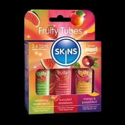 Набір лубрикантів Skins 12 ml Sampler Tubes - Fruity 3 шт.
