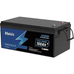 Аккумулятор Haisic LiFePO4 24V 25.6V/100Ah/2560Wh (HS-TL100AH) [125487]