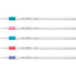 Набір лайнерів Uni Emott Fine Line Candy Pop Color 0.4 мм 5 кольорів (PEM-SY/5C.05CPC) - мініатюра 3