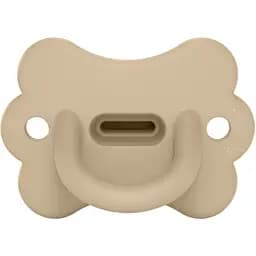 Пустушка Suavinex Colour Essence фізіологічна у формі метелика 6-18 місяців бежева (308917)