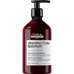Шампунь L'Oreal Professionnel Vitamino Color Spectrum для сяючого блиску та збереження 5 вимірів колірного спектру після фарбування волосся 500 мл