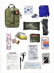 Аптечка укомплектована №9 в підсумку зі швидким скидом