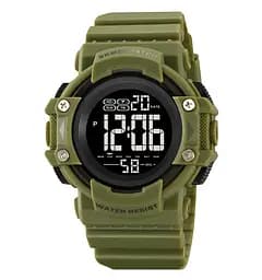 Годинник чоловічий спортивний наручний Skmei 2195 (Зелений)