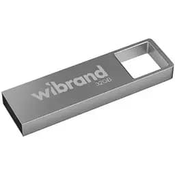 Флеш накопичувач USB 32Gb Wibrand Shark сріблястий USB 2.0 (WI2.0/SH32U4S)