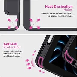 Чохол-книжка ArmorStandart Y-Type PEN для Apple iPad 10th Gen 10.9` (2022)/iPad 11 (2025) Black (ARM77500) [133704] - мініатюра 6