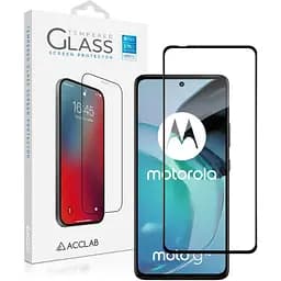 Стекло защитное ACCLAB Full Glue Moto G72 Black (1283126583025)
