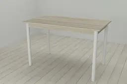 Стол кухонный Ferrum-decor Бенита 75x120x80 Белый ДСП Сонома 16мм (FRD-106285)