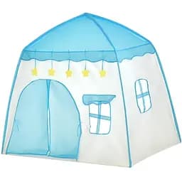 Каркасний намет-будиночок Intex MR 1310-1 з трьома вікнами-сітками, входом на зав'язках, блакитний