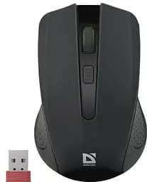 Мишка Defender Accura MM-935 бездротова, 4 кн. до 1600 dpi, чорна (52935)