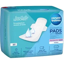 Прокладки Canpol babies послеродовые с крылышками 10 шт. (78/007)