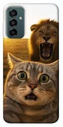 Чохол Demsky Shocked cat and lion для Samsung Galaxy M23 5G