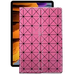 Чохол StatusCASE з екошкіри для планшету Samsung Galaxy Tab S7 2020 (T875) Рожевий ромб