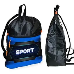 Рюкзак-мешок для обуви,спортивной формы Sport детская сумка для сменки с расширителем (01405)